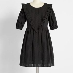 MODCLOTH Frill Seeker Babydoll Dress